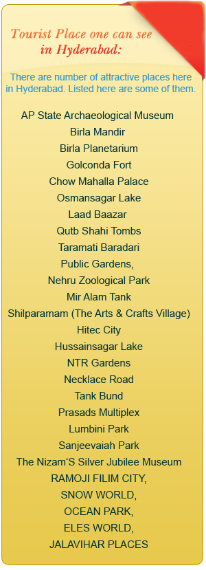 Hyderabad Sightseeing Places